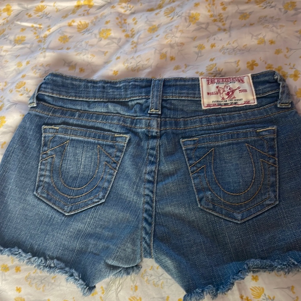 True Religion Girls denim shorts